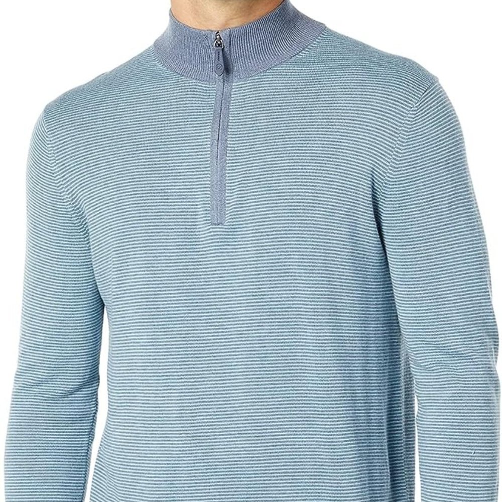 Vineyard Vines - Thaxter Stripe 1/4 Zip Pullover Sweater